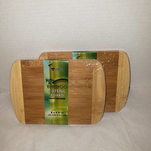 Bamboo Cutting & Serving Boards  2 pack